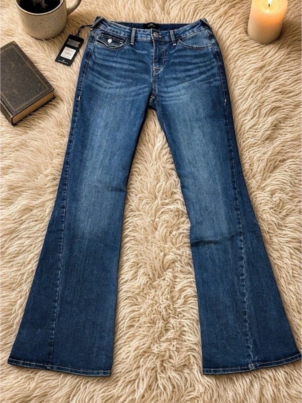 ✨ NWT True Religion Flare Jeans Size 28 | Medium Wash Designer Denim ✨